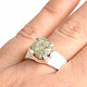 Raw diamond ring Ag 925/1000 7.6g size 59