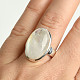 Ring moonstone oval size 58 Ag 925/1000 8.9g