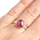 Spinel red ring size 52 Ag 925/1000 2.7g