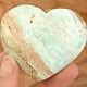 Blue aragonite heart from Pakistan 94g