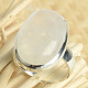 Ring moonstone oval size 60 Ag 925/1000 10.8g