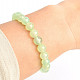 Chalcedony green ball bracelet 8mm
