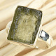 Moldavite raw ring size 53 Ag 925/1000 3.7g
