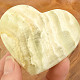 Calcite pistachio heart 133g