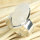 Moonstone raw ring size 54 Ag 925/1000 6g