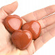 Red jasper heart 35mm