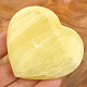 Calcite yellow heart from Pakistan 156g