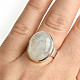 Ring moonstone oval size 56 Ag 925/1000 7g