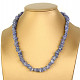 Tanzanite necklace 47cm clasp Ag 925/1000 47g