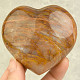 Orange feldspar heart from Madagascar 286g
