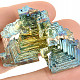 Colored bismuth crystal 51.6g