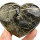 Dark feldspar heart from Madagascar 214g