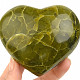 Zelený opál srdce z Madagaskaru 328g