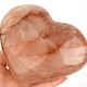 Křišťál s hematitem ve tvaru srdce z Madagaskaru 739g