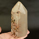 Rutile and tourmaline in crystal cut point Madagascar 749g