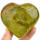 Zelený opál srdce z Madagaskaru 267g