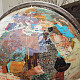 A large globe made of light mother-of-pearl extra