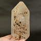 Rutile and tourmaline in crystal cut point Madagascar 749g