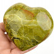 Zelený opál srdce z Madagaskaru 449g