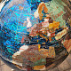 Globe large decorative paua shell
