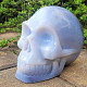 Blue chalcedony skull from Turkey 2494g
