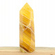 Yellow fluorite point cut QEX 136g