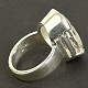 Ring with cut crystal Ag 925/1000 12.8g size 54