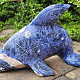 Sodalite in the shape of a dolphin 2248g