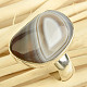 Agate silver ring size 57 Ag 925/1000 8.6g