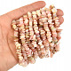 Pink opal bracelet chopped shapes
