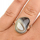 Agate silver ring size 57 Ag 925/1000 8.6g