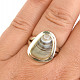 Achátový prsten stříbrný vel.54 Ag 925/1000 7,1g