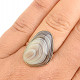 Silver ring with agate size 53 Ag 925/1000 6g