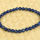 Bracelet lapis lazuli balls 5mm
