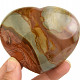 Heart of variegated jasper 319g