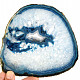 Blue agate slice with cavity from Brazil 260g
