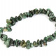 Bracelet emerald smaller chopped shapes