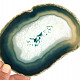 Colored agate slice from Brazil 147g