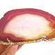 Pink agate slice from Brazil 169g