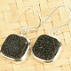 Women's agate earrings with a sparkling surface Ag 925/1000 5.0g