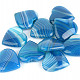 Blue agate (dyed) heart 20mm