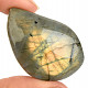 Labradorite in the shape of a muggle with colored reflections 20g