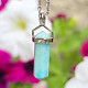 Amazonite tip pendant Ag 925/1000 + Rh