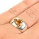 Ring tourmaline dravit Ag 925/1000 size 55 (6.4g)