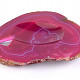 Agate bowl pink 591g