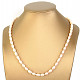 Necklace made of oval pearls 51cm