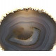 Natural agate candlestick 329g