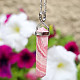 Rhodochrosite pendant larger tip Ag 925/1000 + Rh