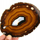 Agate slice with core from Brazil 127g