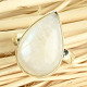 Ring moonstone drop size 56 Ag 925/1000 6.0g